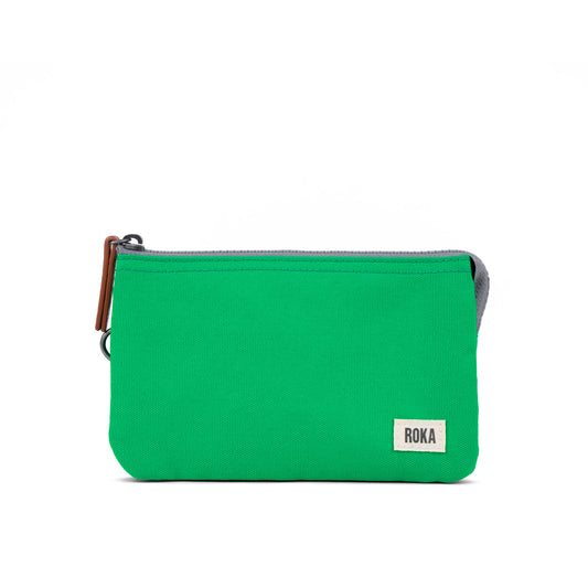 Roka Carnaby Sustainable Green Apple  Medium Wallet