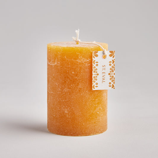 St Eval -Amber, Folk 3"x4" Scented Pillar