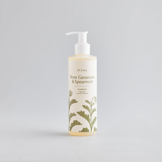 Rose Geranium & Spearmint, Botanical Shampoo -  St Eval