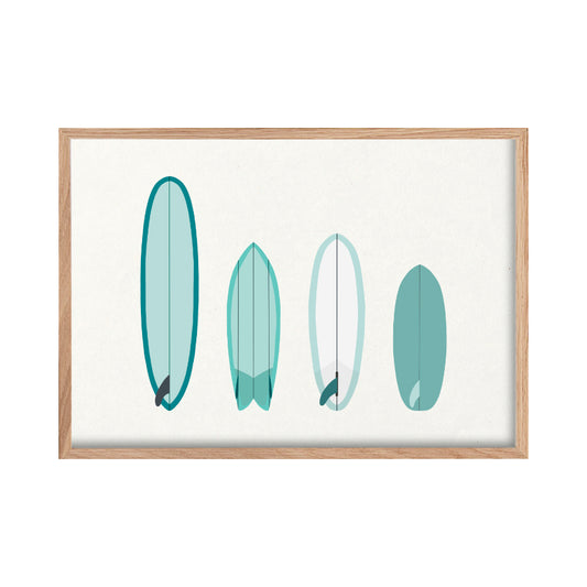 AQUA QUIVER’ FINE ART SURF PRINT